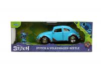 Lilo & Stitch auto 1959 VW Beetle 1:32 a figurka Stitch, DP6